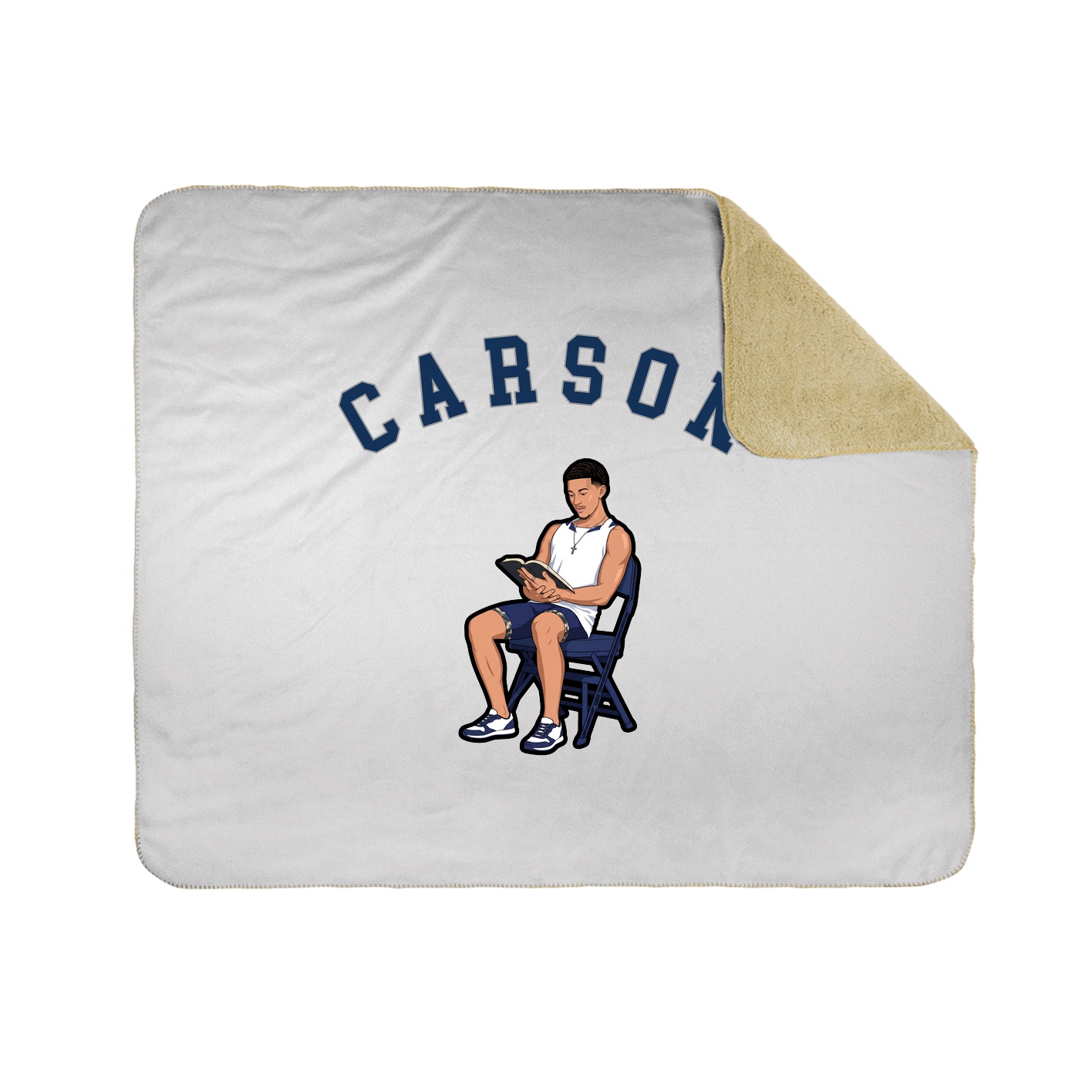 Throw Blanket — Shirsey Arch in White