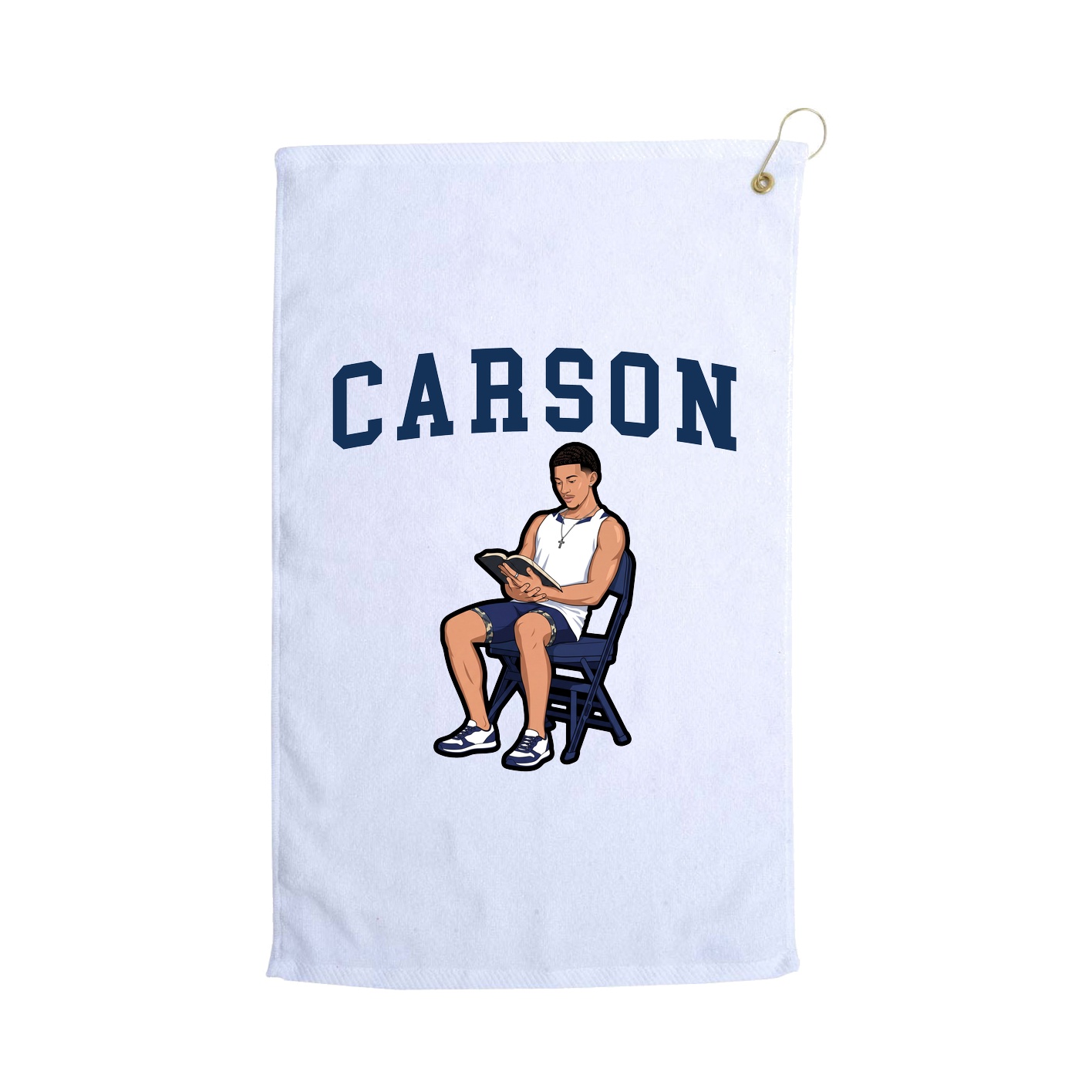 Golf Towel — Shirsey in White