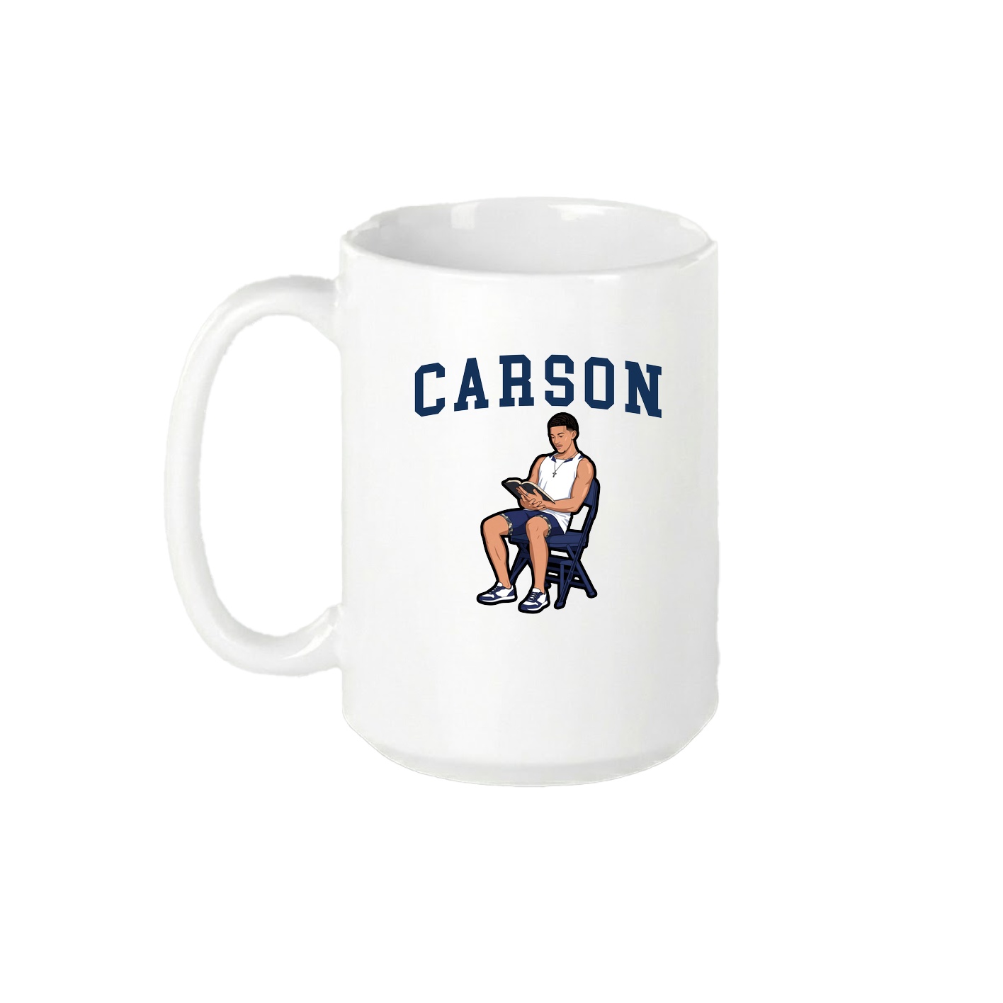 15oz Coffee Mug — Shirsey in White