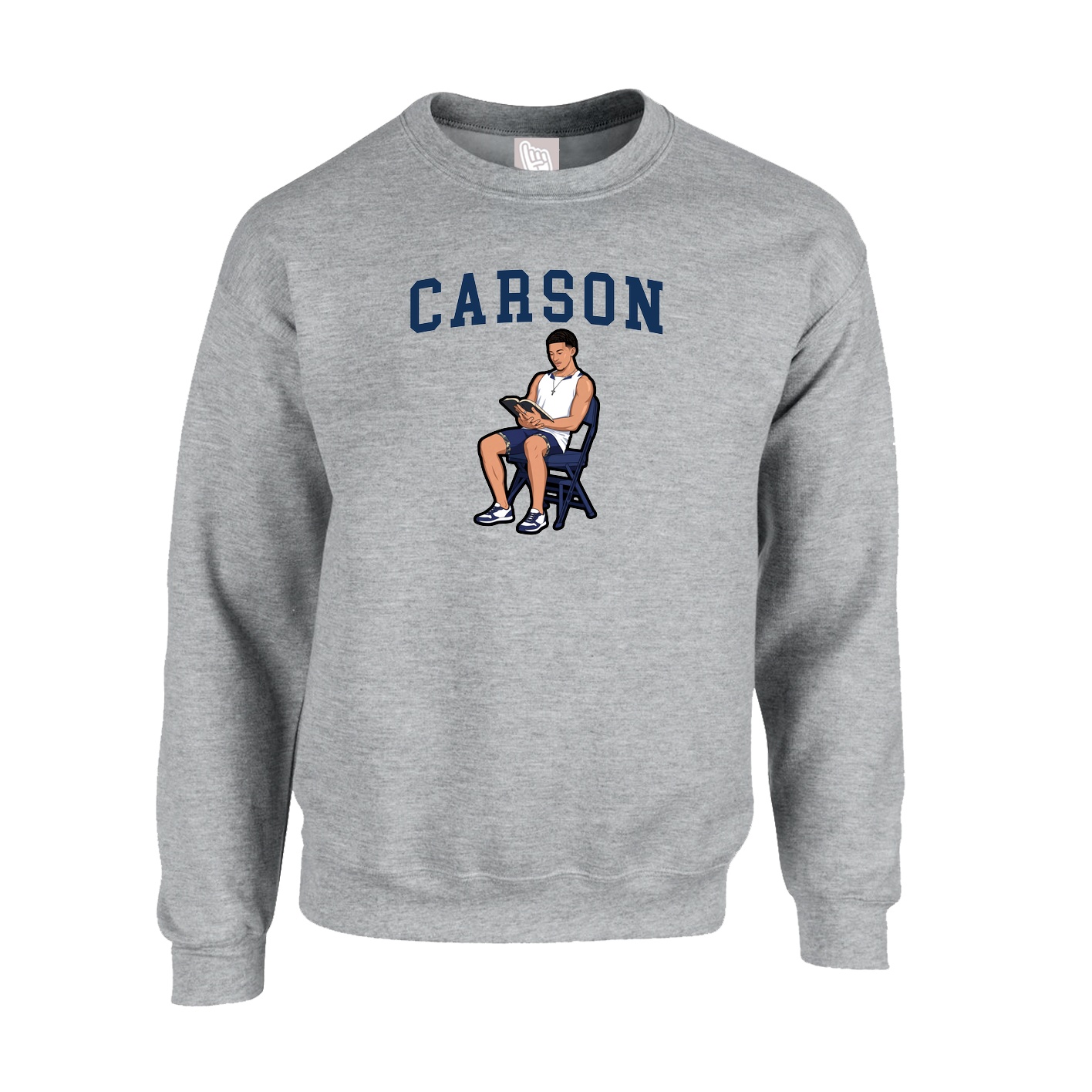 Fleece Crew — Shirsey in Grey