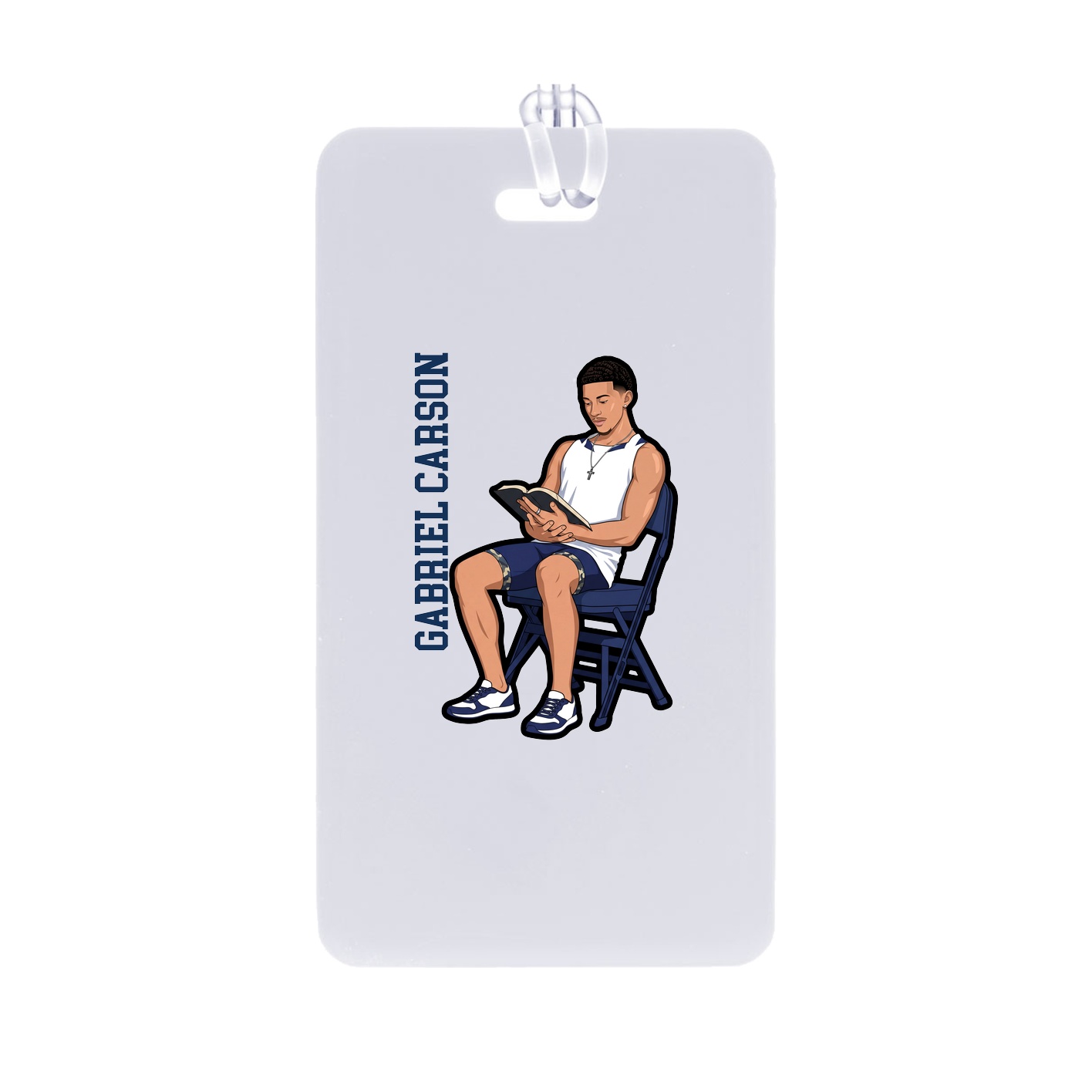 Bag Tag — Name Vertical in Classic