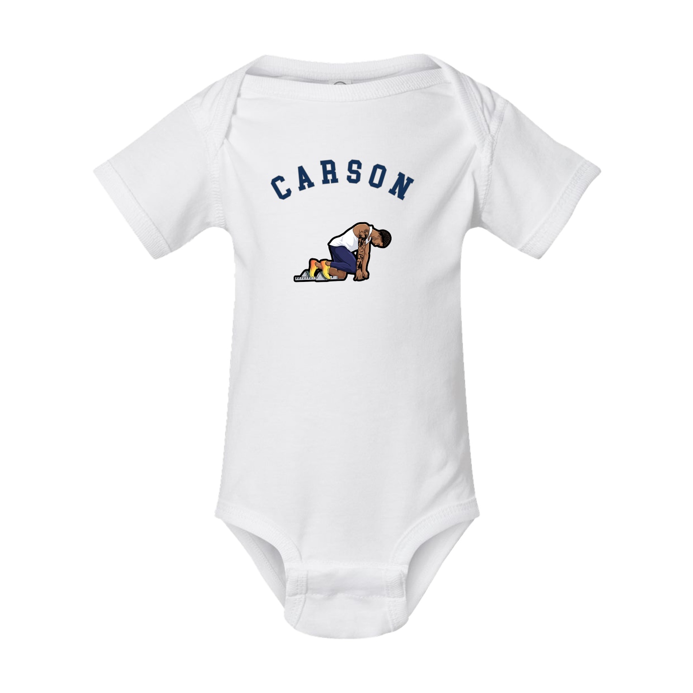Baby Onesie — Shirsey Arch in White