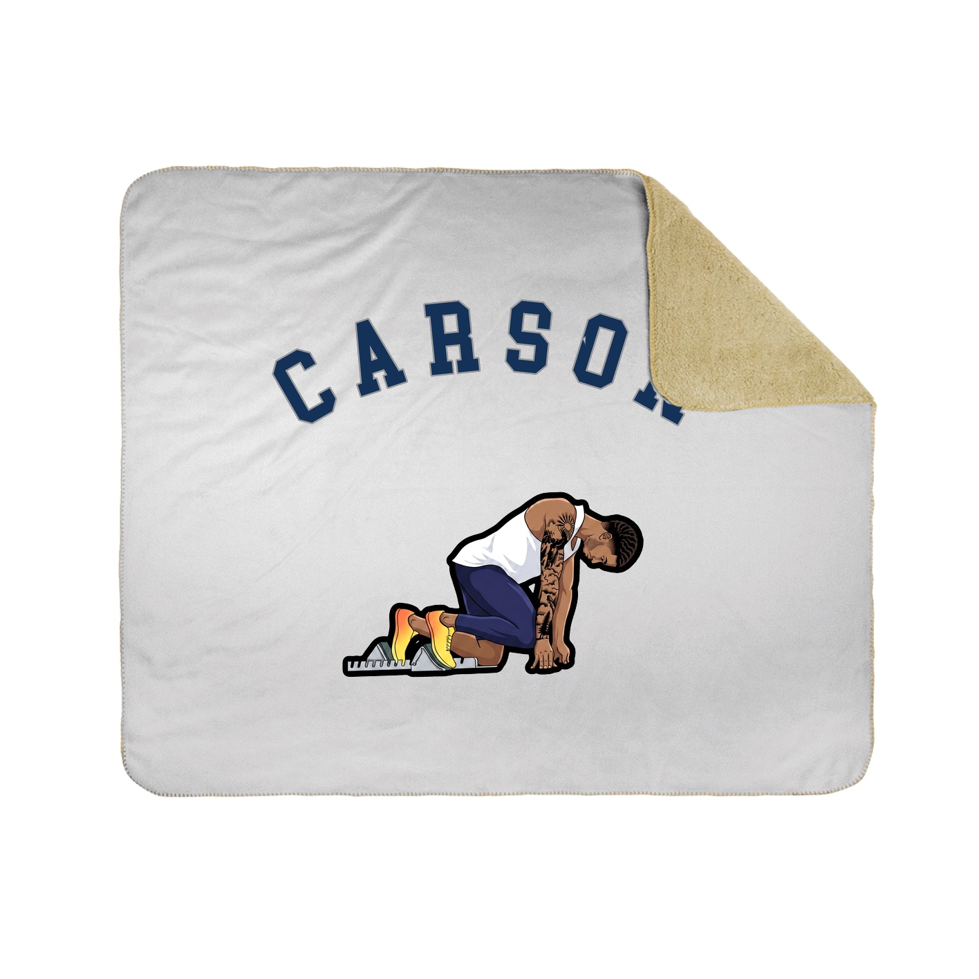 Throw Blanket — Shirsey Arch in White