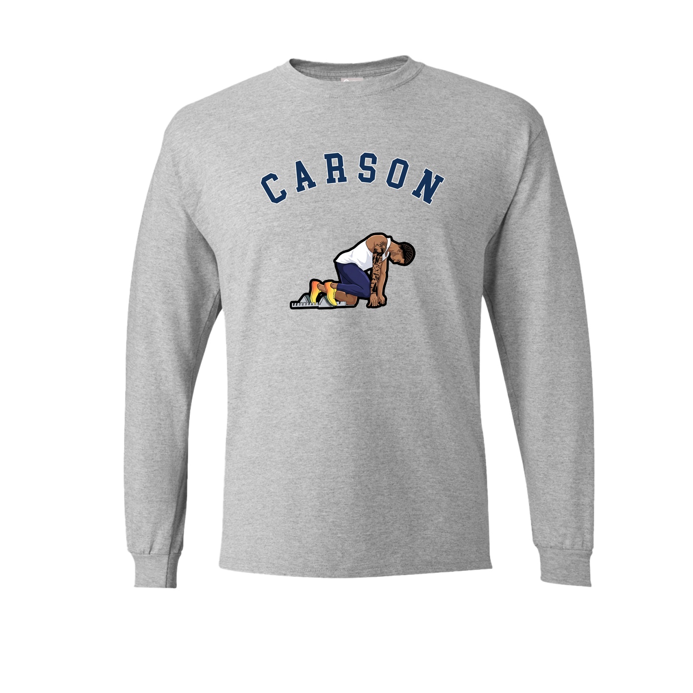 Long Sleeve Tee — Shirsey Arch in Grey