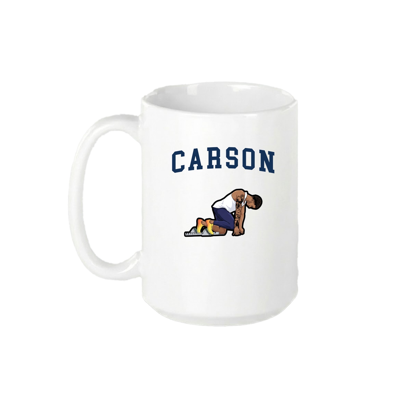 15oz Coffee Mug — Shirsey in White