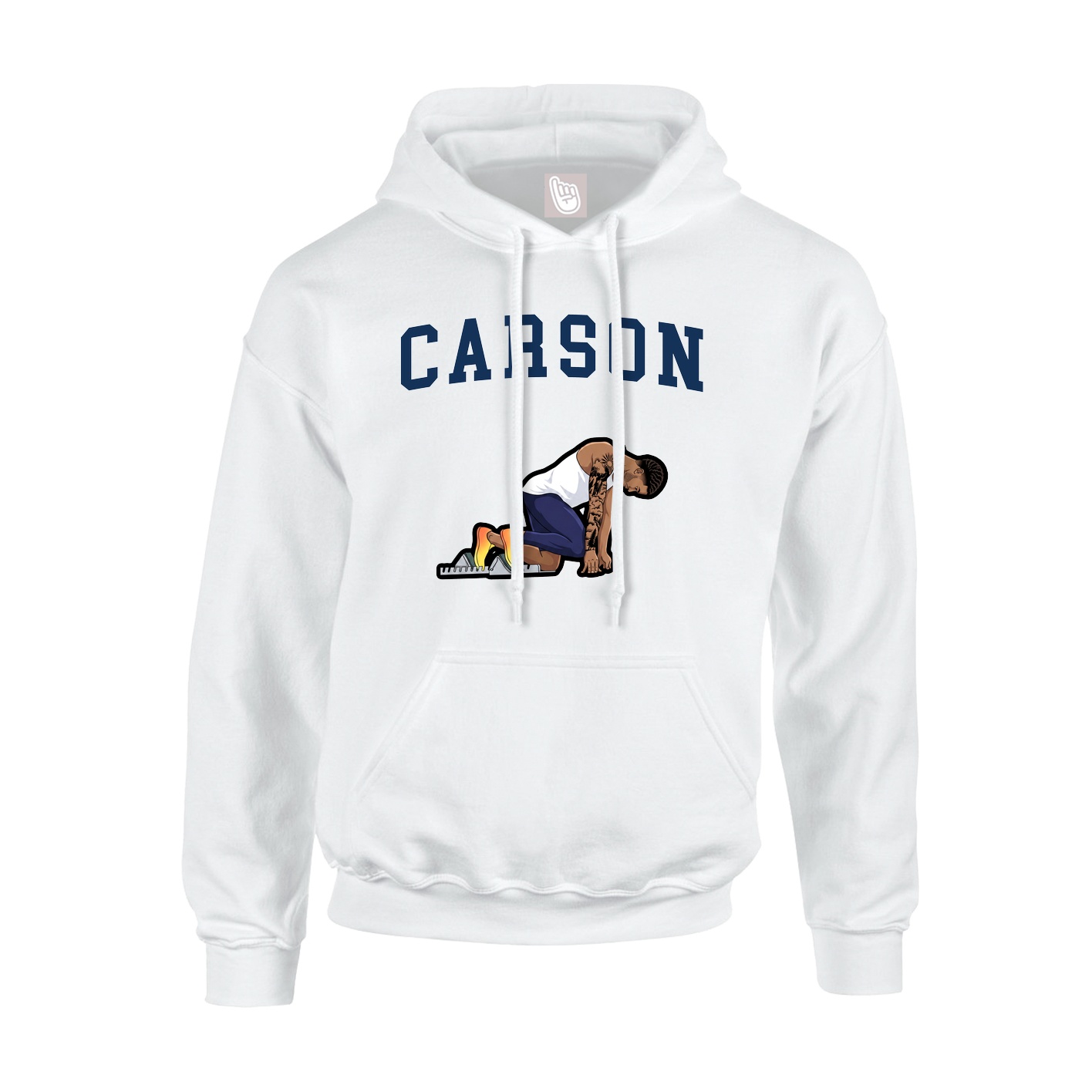 Youth Hoodie — Shirsey in White