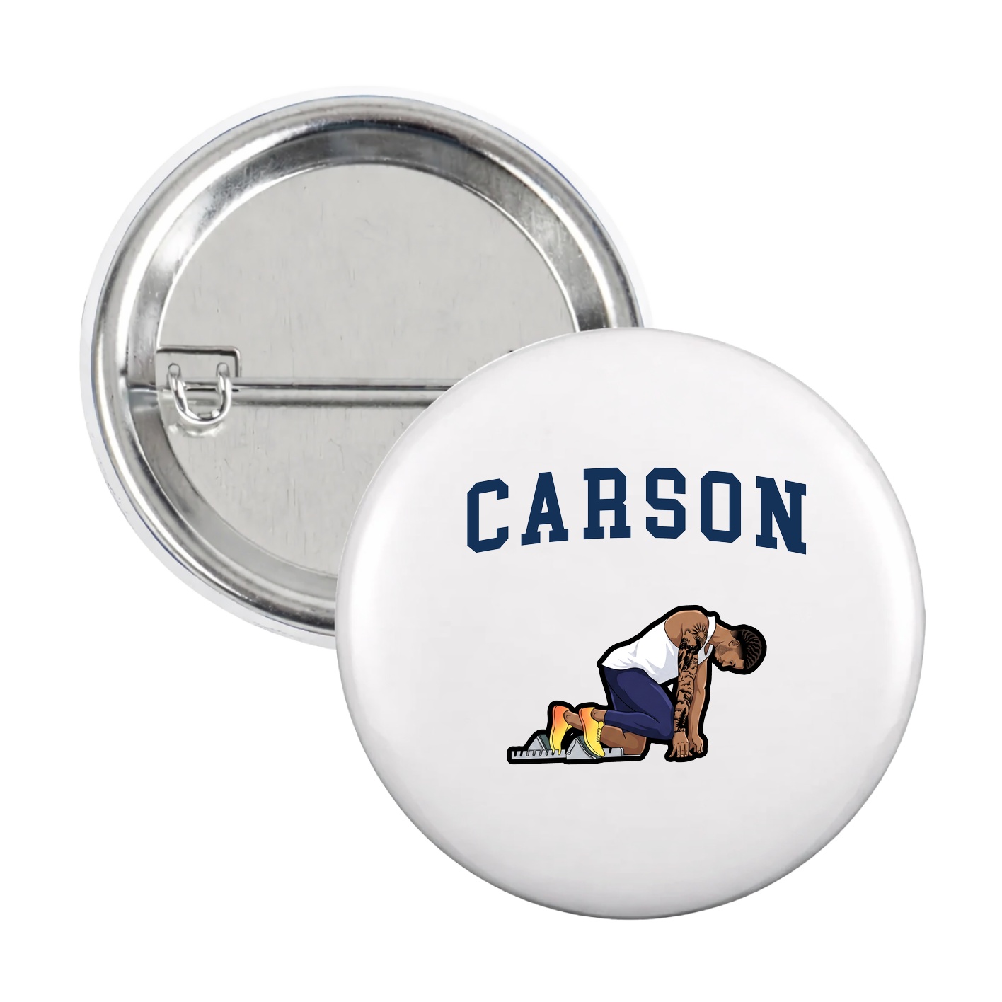 Game Day Button — Shirsey in White