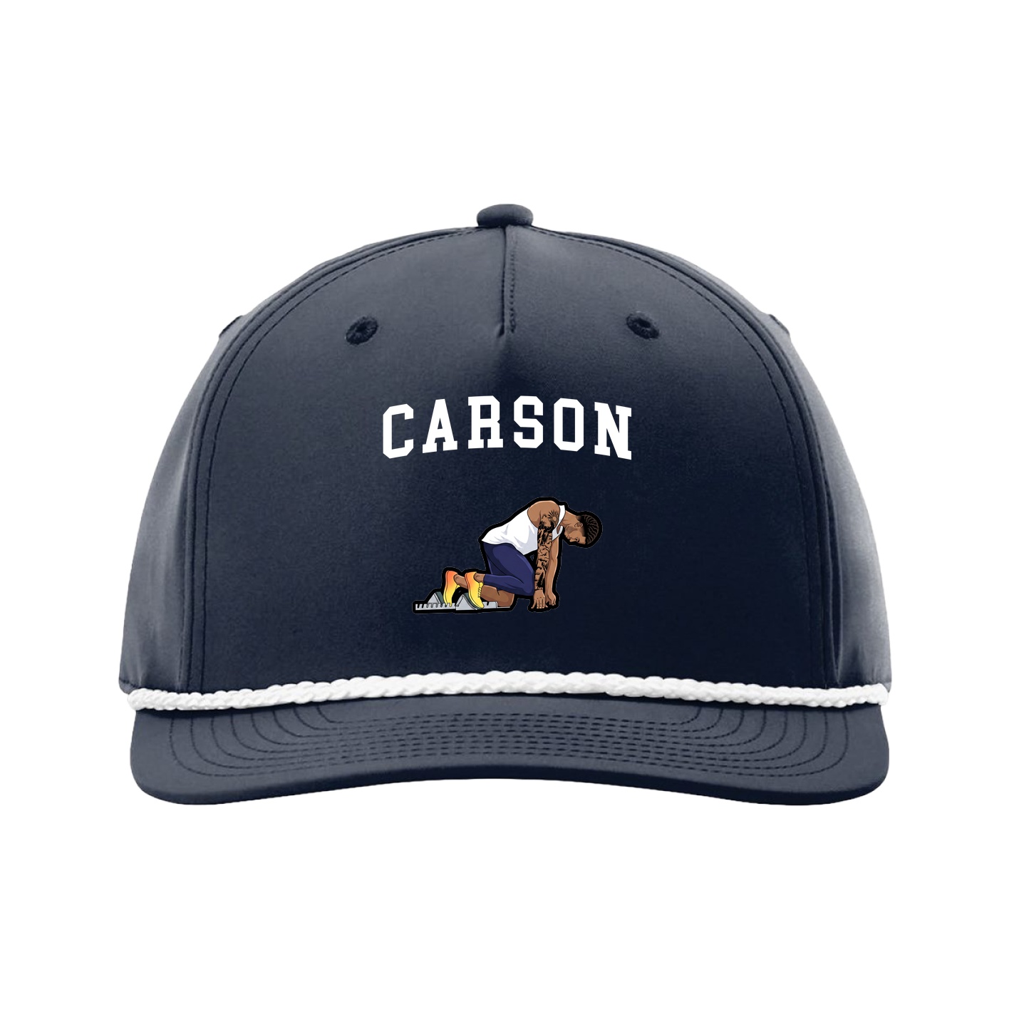 Five-Panel Classic Rope Cap — Shirsey in Navy