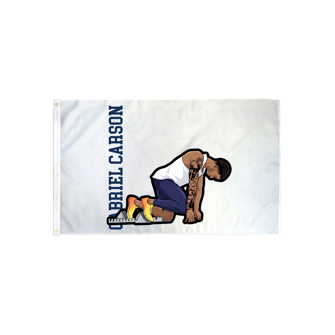 3x5 Flag — Name Vertical in Classic