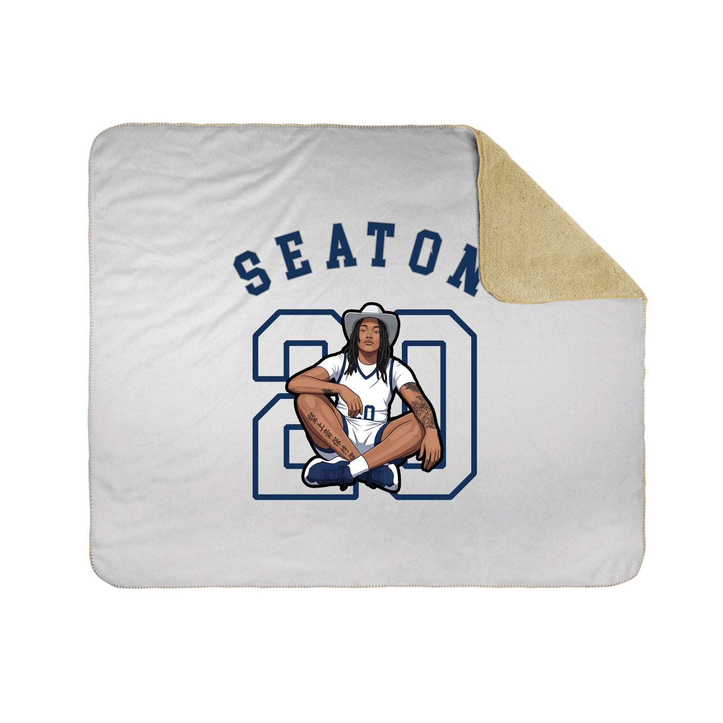 Throw Blanket — Shirsey Arch in White