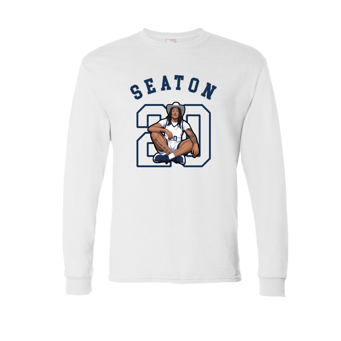 Long Sleeve Tee — Shirsey Arch in White