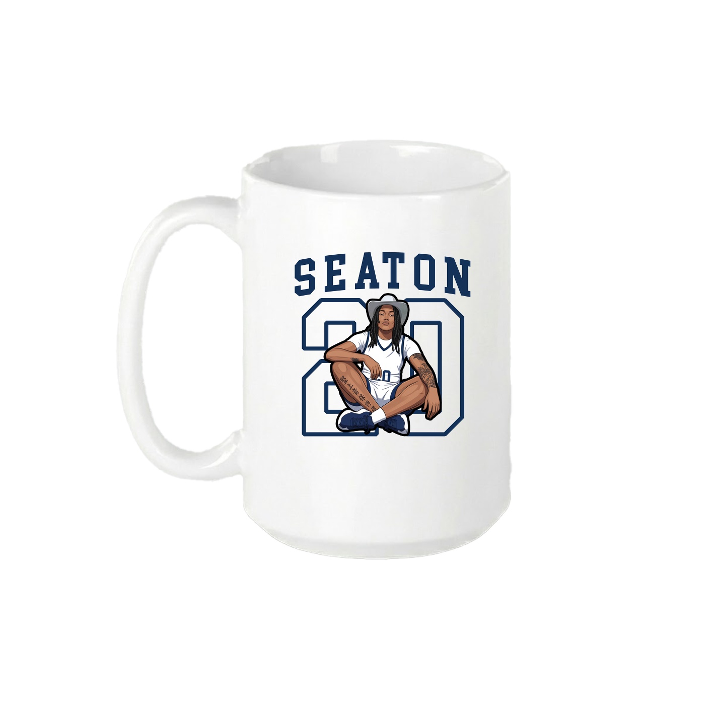 15oz Coffee Mug — Shirsey in White