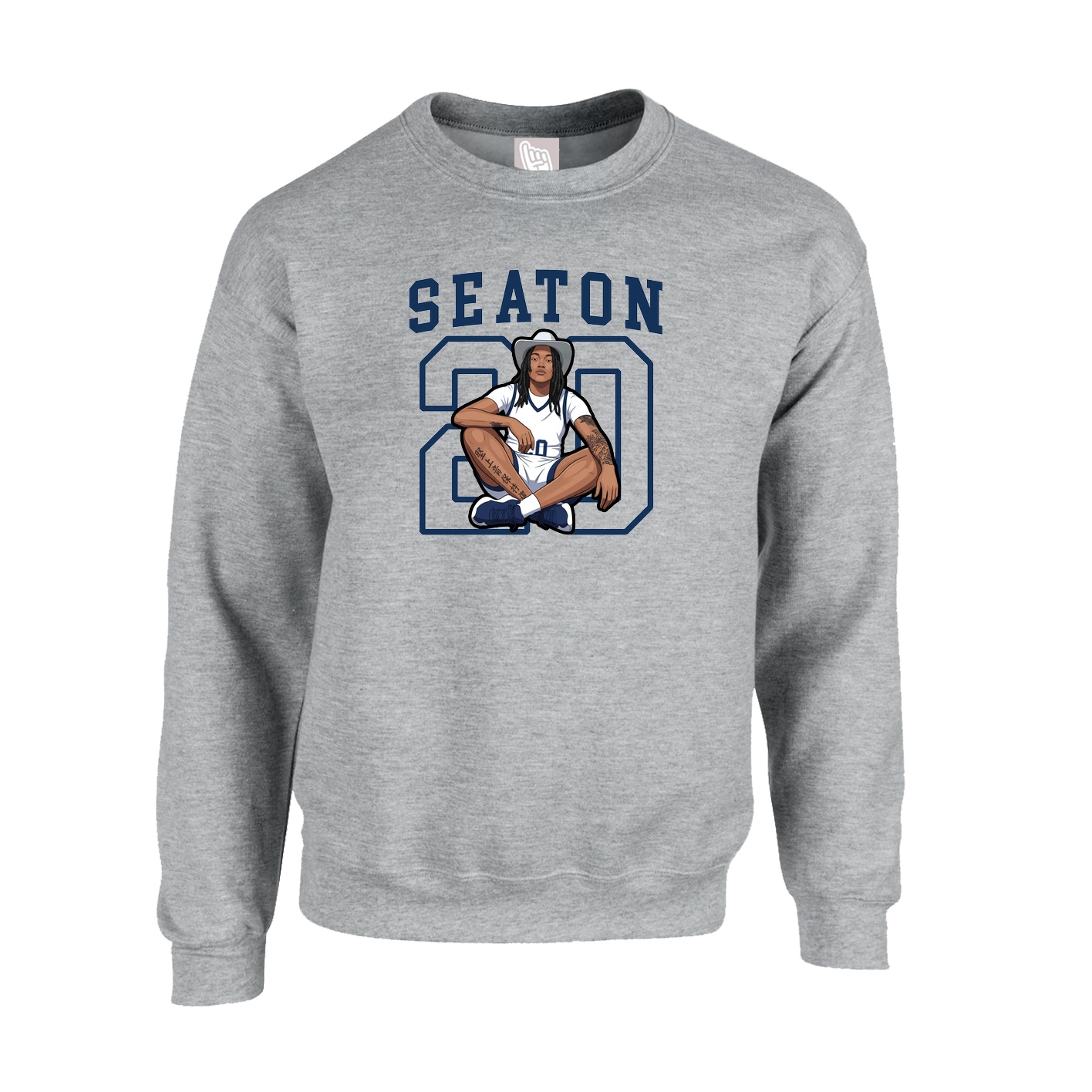 Fleece Crew — Shirsey in Grey