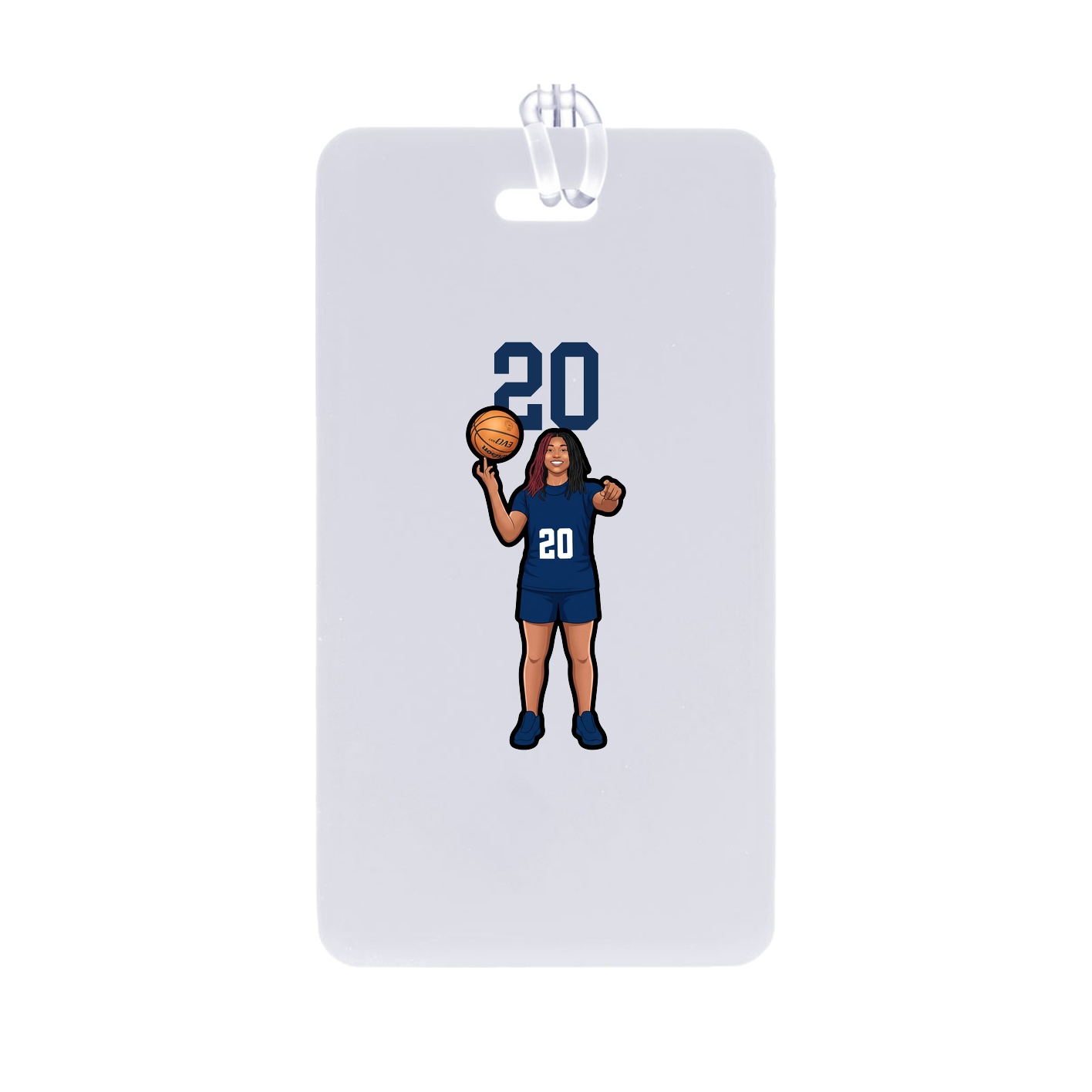 Bag Tag — Number Top in Classic