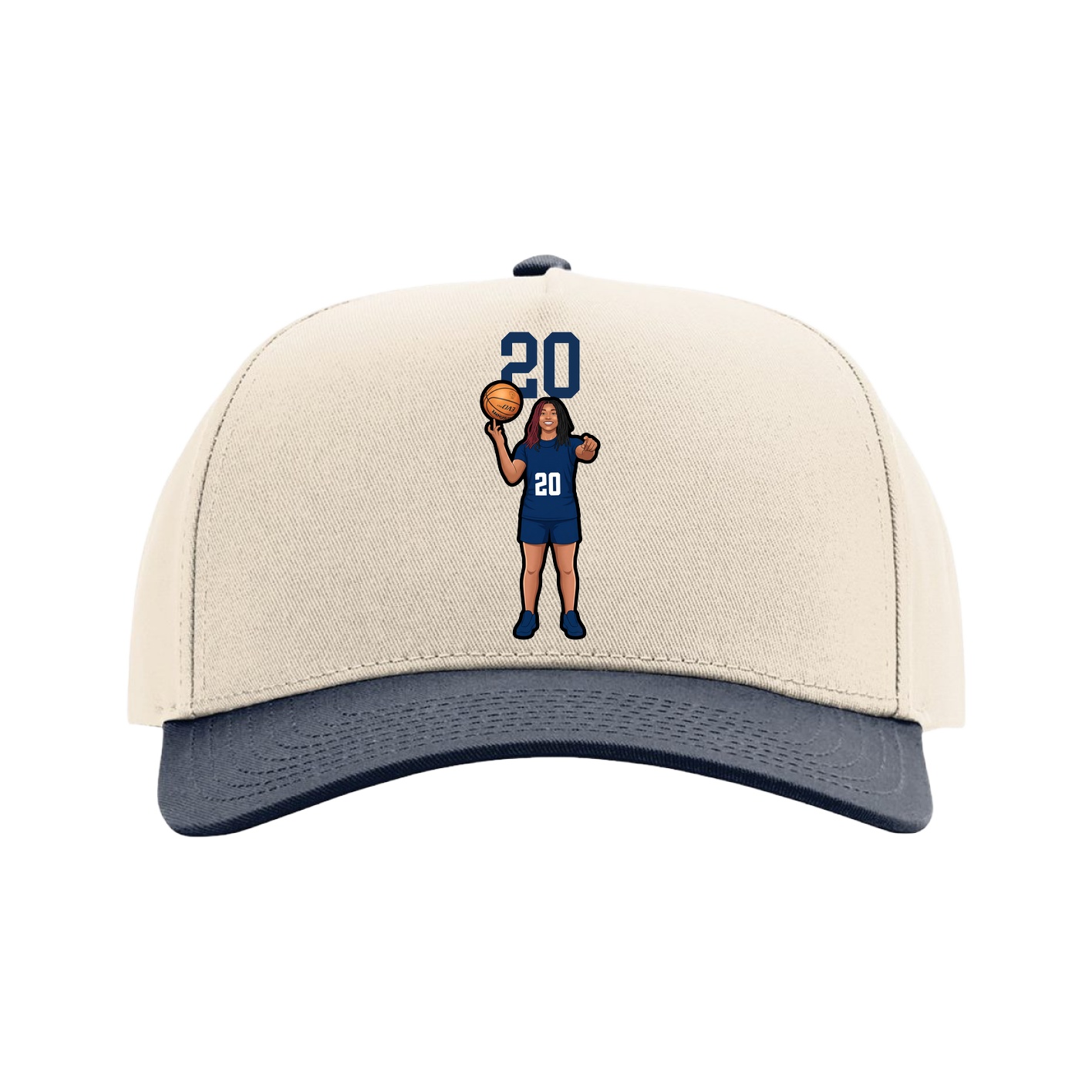 Full Fabric Five-Panel Champ Cap