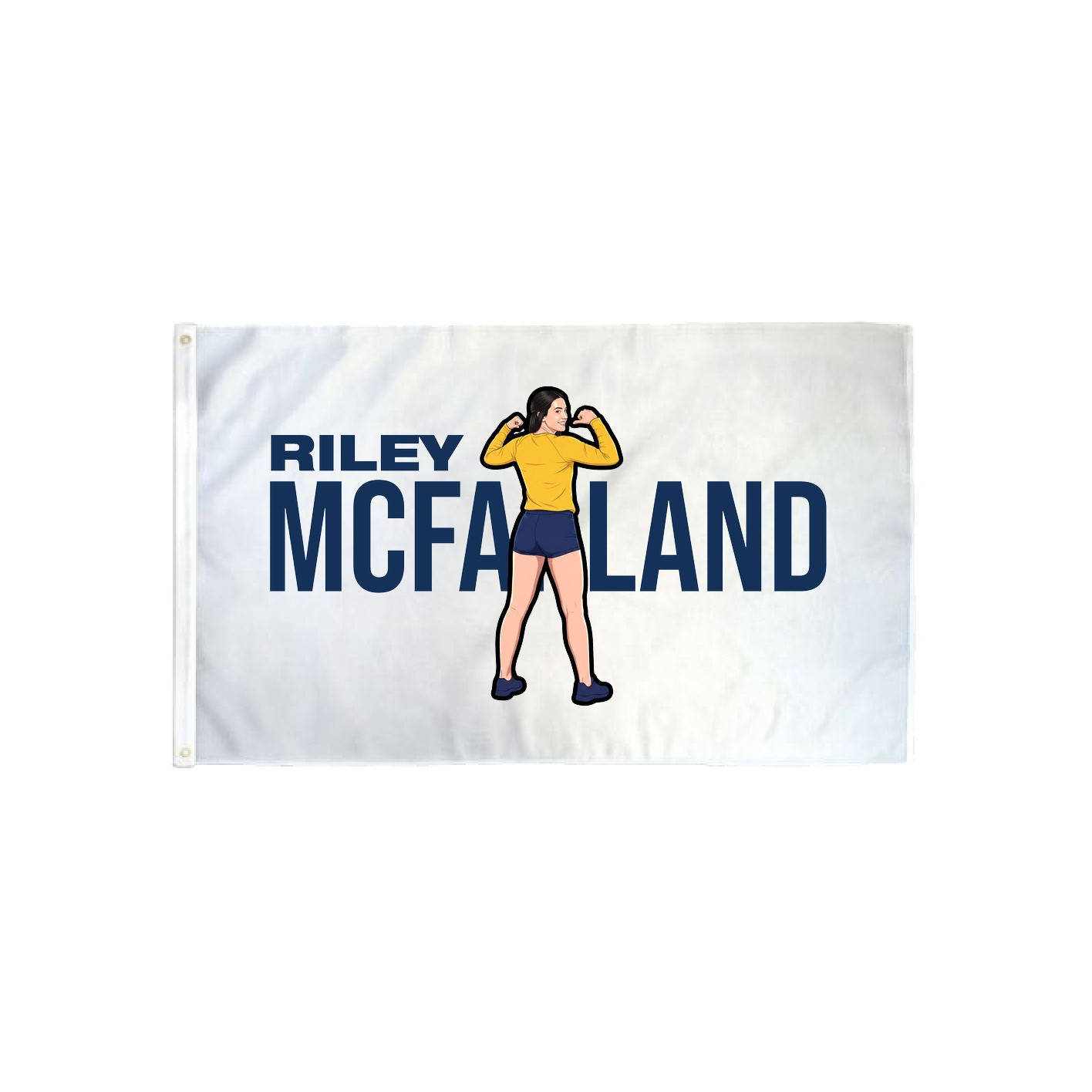 3x5 Flag — Player Name in Classic