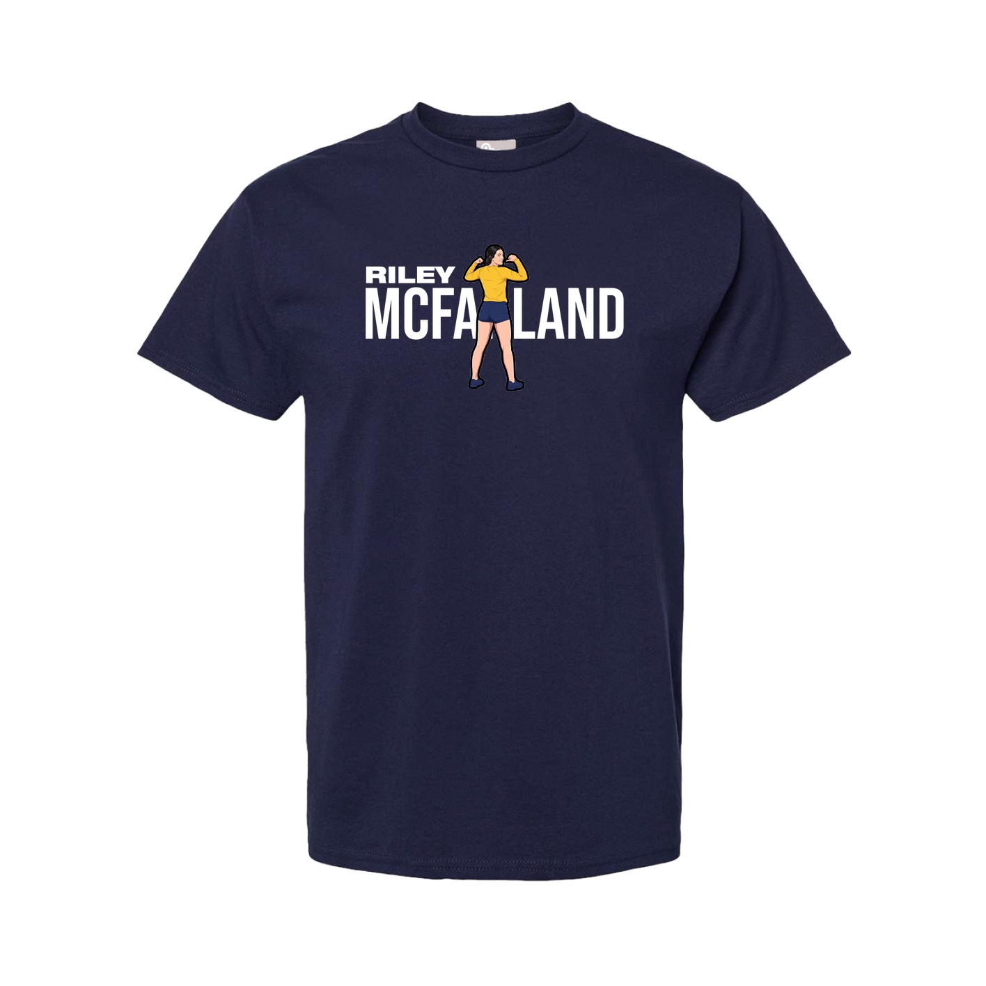 Tee — Player Name in Navy