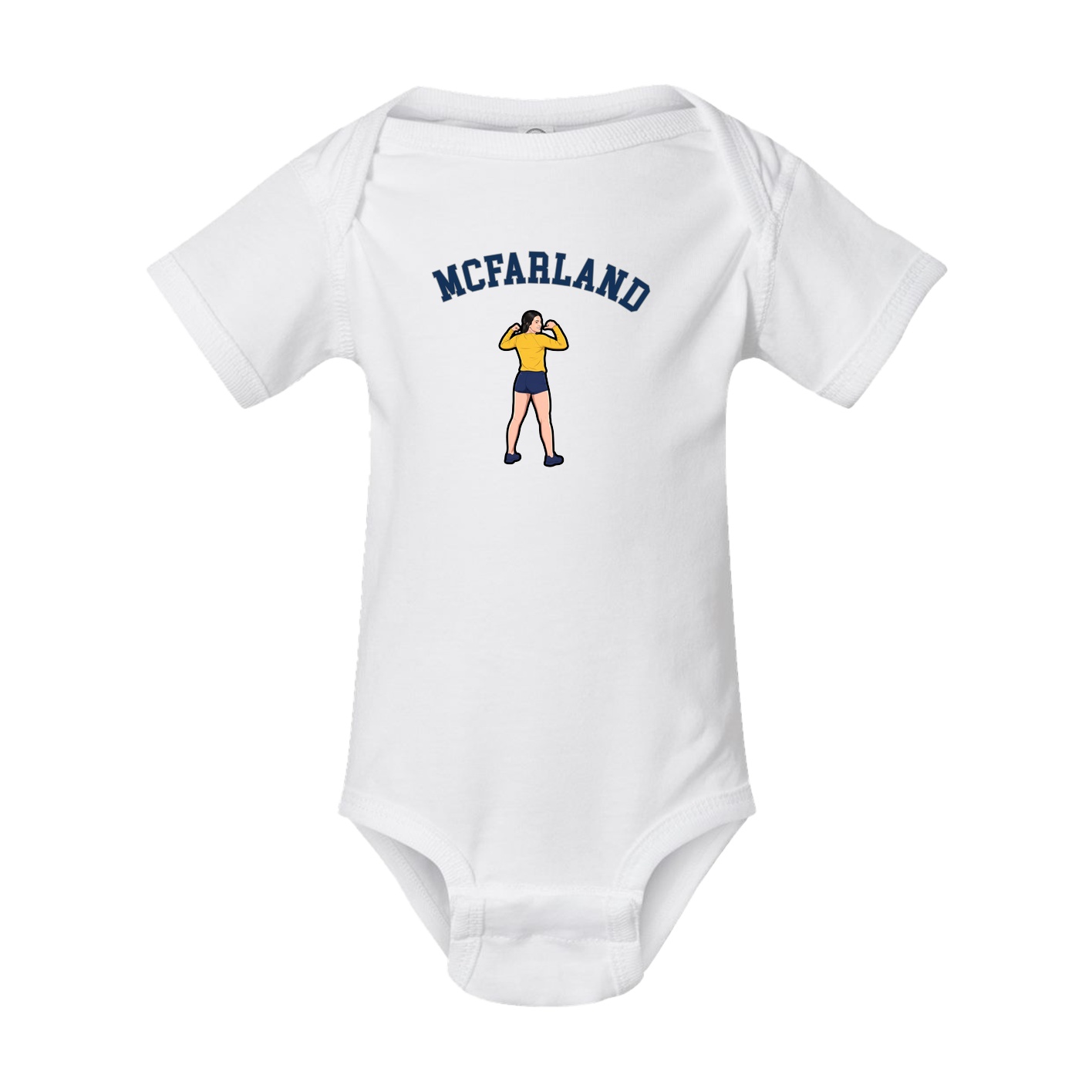 Baby Onesie — Shirsey Arch in White