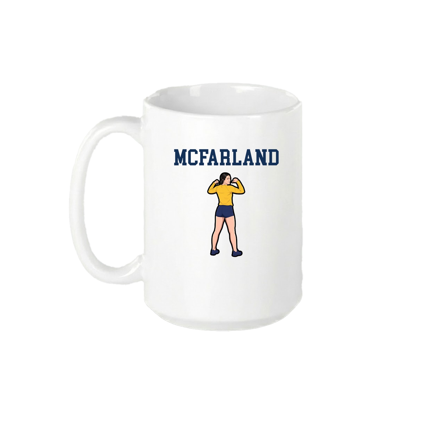 15oz Coffee Mug — Shirsey in White