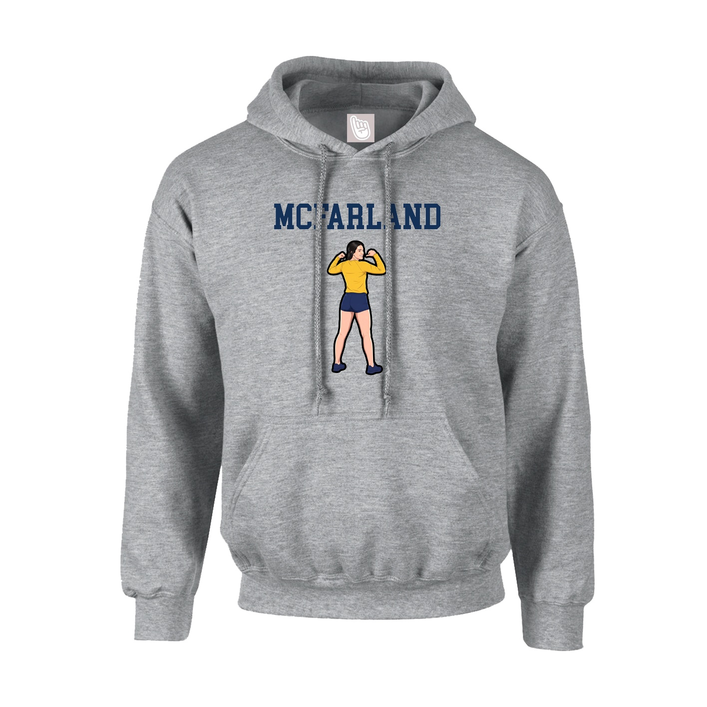 Hoodie — Shirsey in Grey