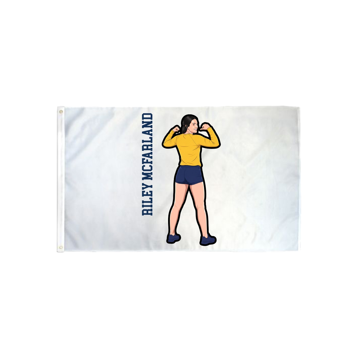 3x5 Flag — Name Vertical in Classic