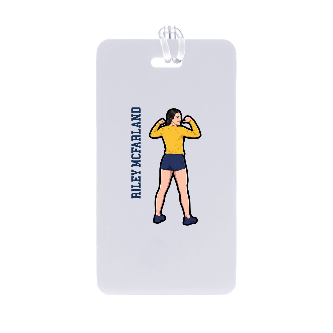 Bag Tag — Name Vertical in Classic