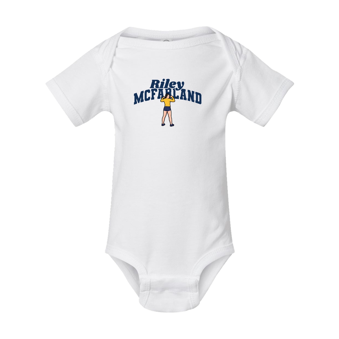 Baby Onesie — Signature Arch in White