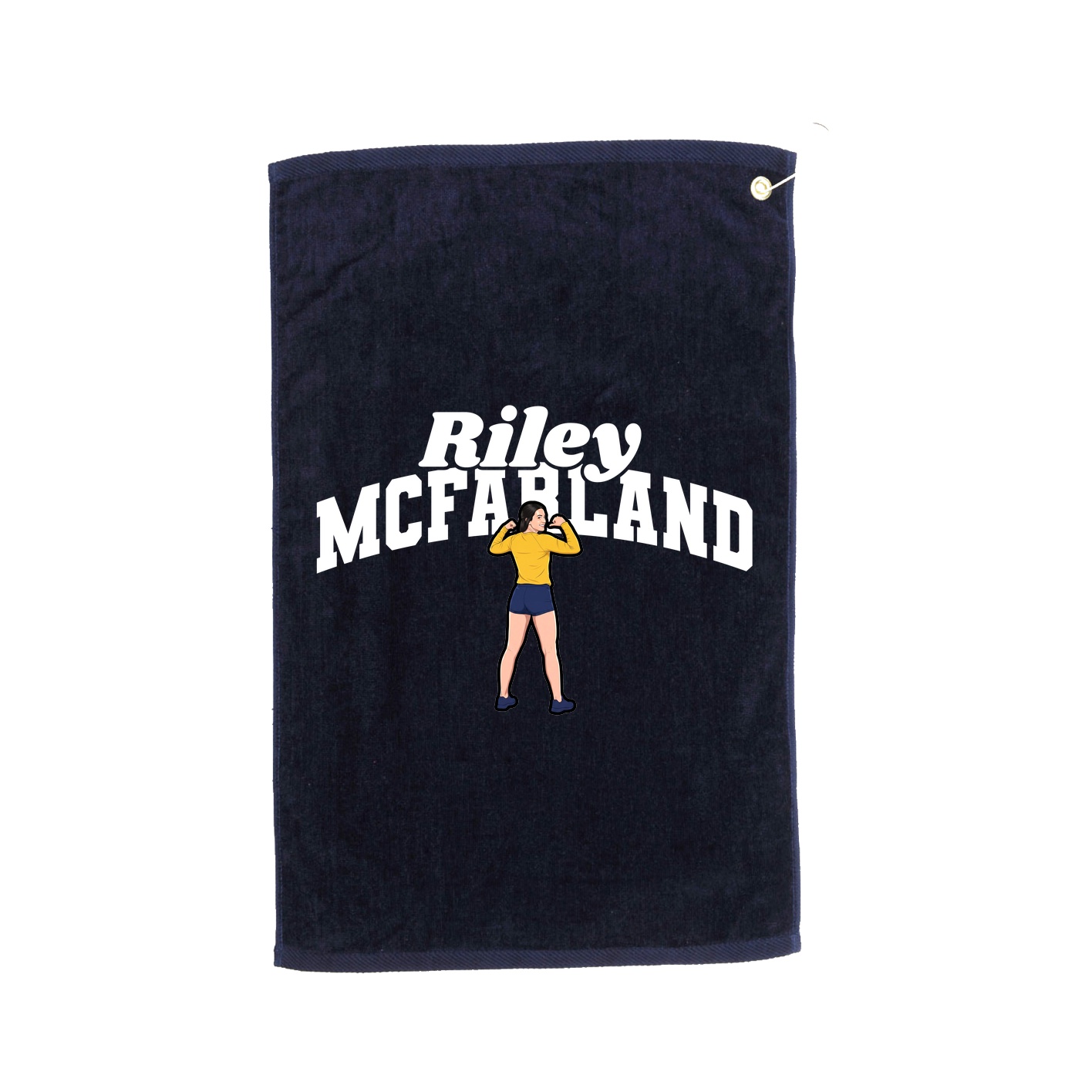Golf Towel — Signature Arch in Navy
