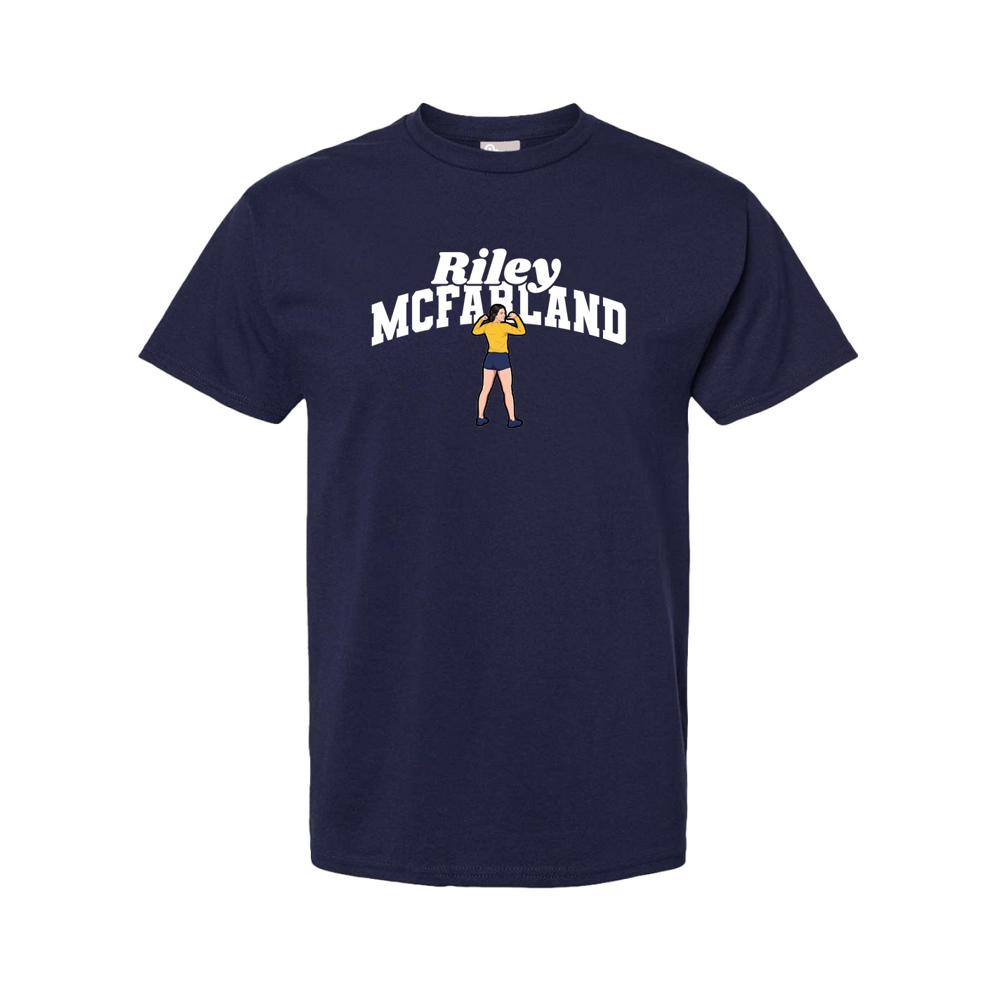 Youth Tee — Signature Arch in Navy