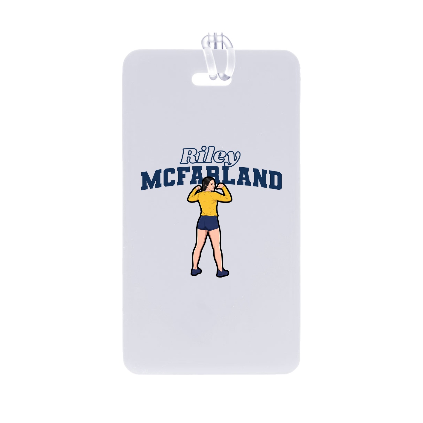 Bag Tag — Name Arch in Classic
