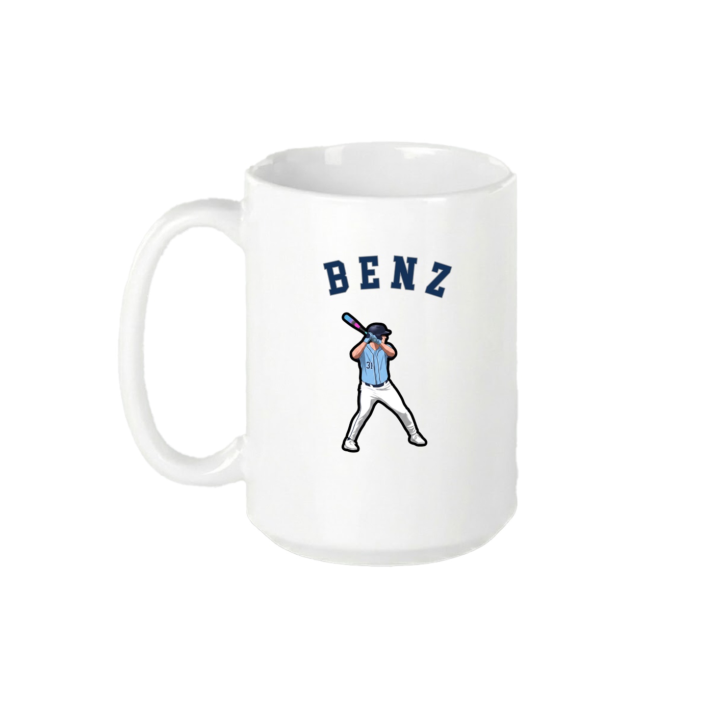 15oz Coffee Mug — Shirsey Arch in White