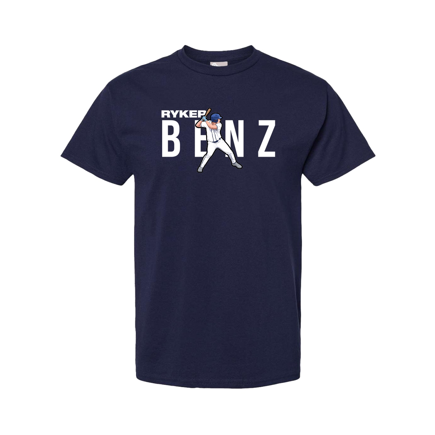 Youth Tee — Player Name in Navy