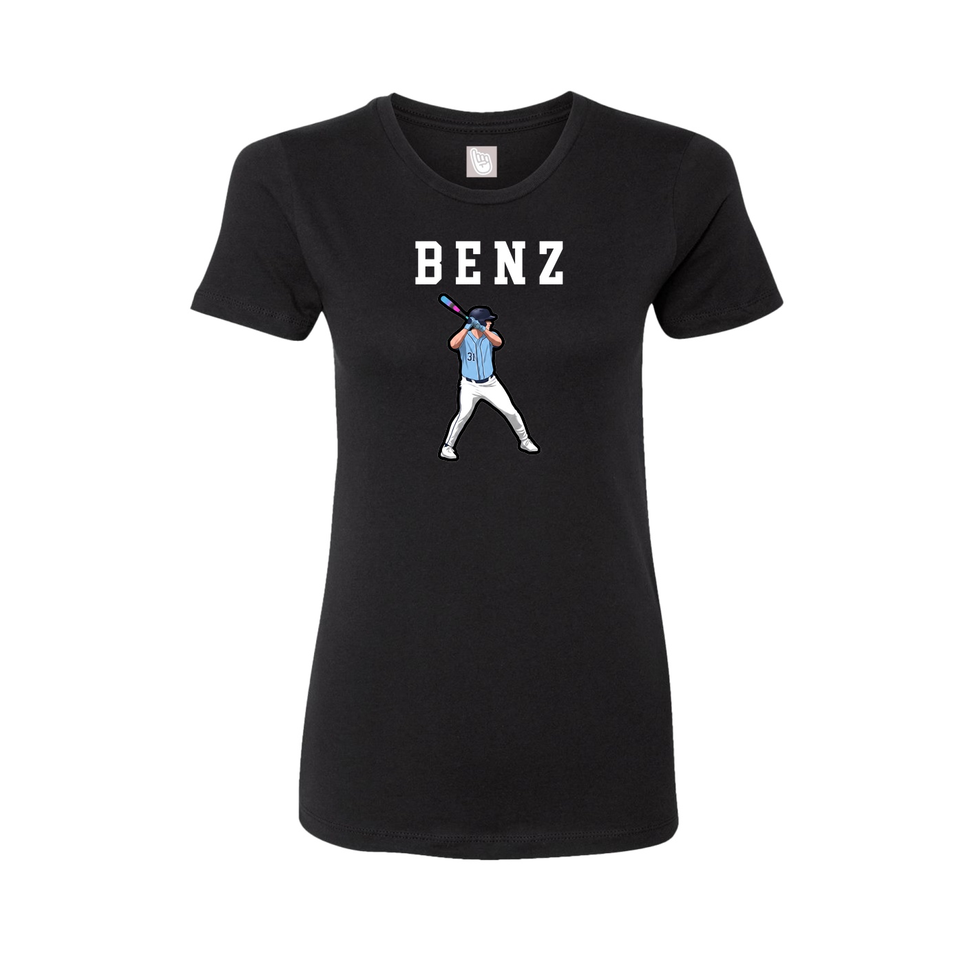 Fitted Women's Tee — Shirsey in Black