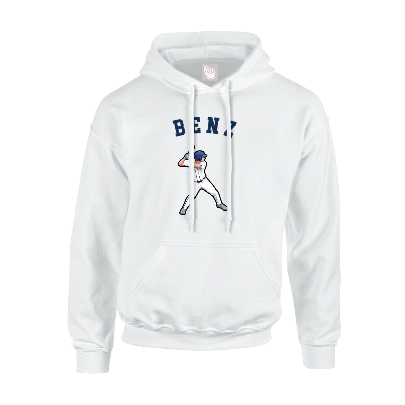 Youth Hoodie — Shirsey Arch in White