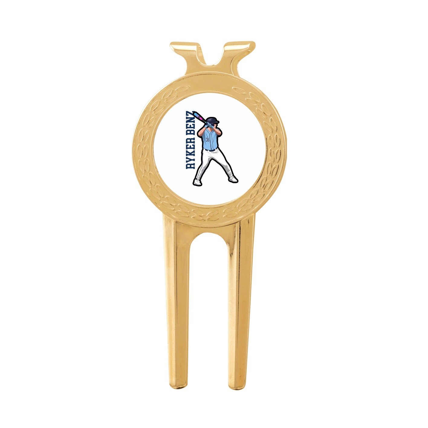 Divot Tool with Ball Marker — Name Vertical in Classic
