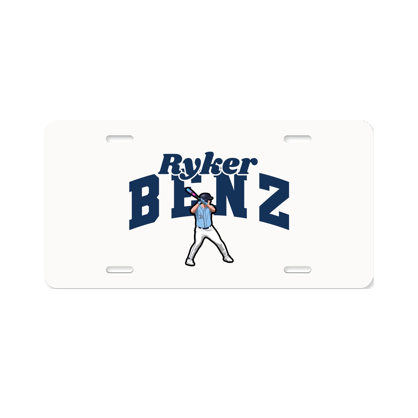 License Plate — Signature Arch in Classic