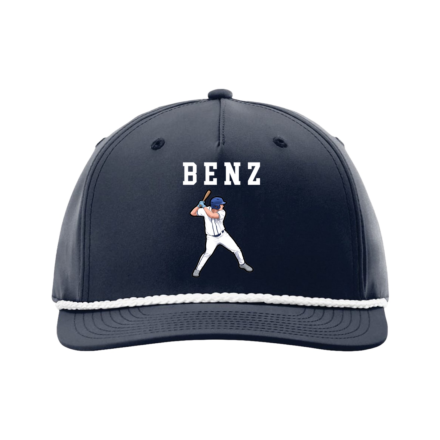 Five-Panel Classic Rope Cap — Shirsey in Navy