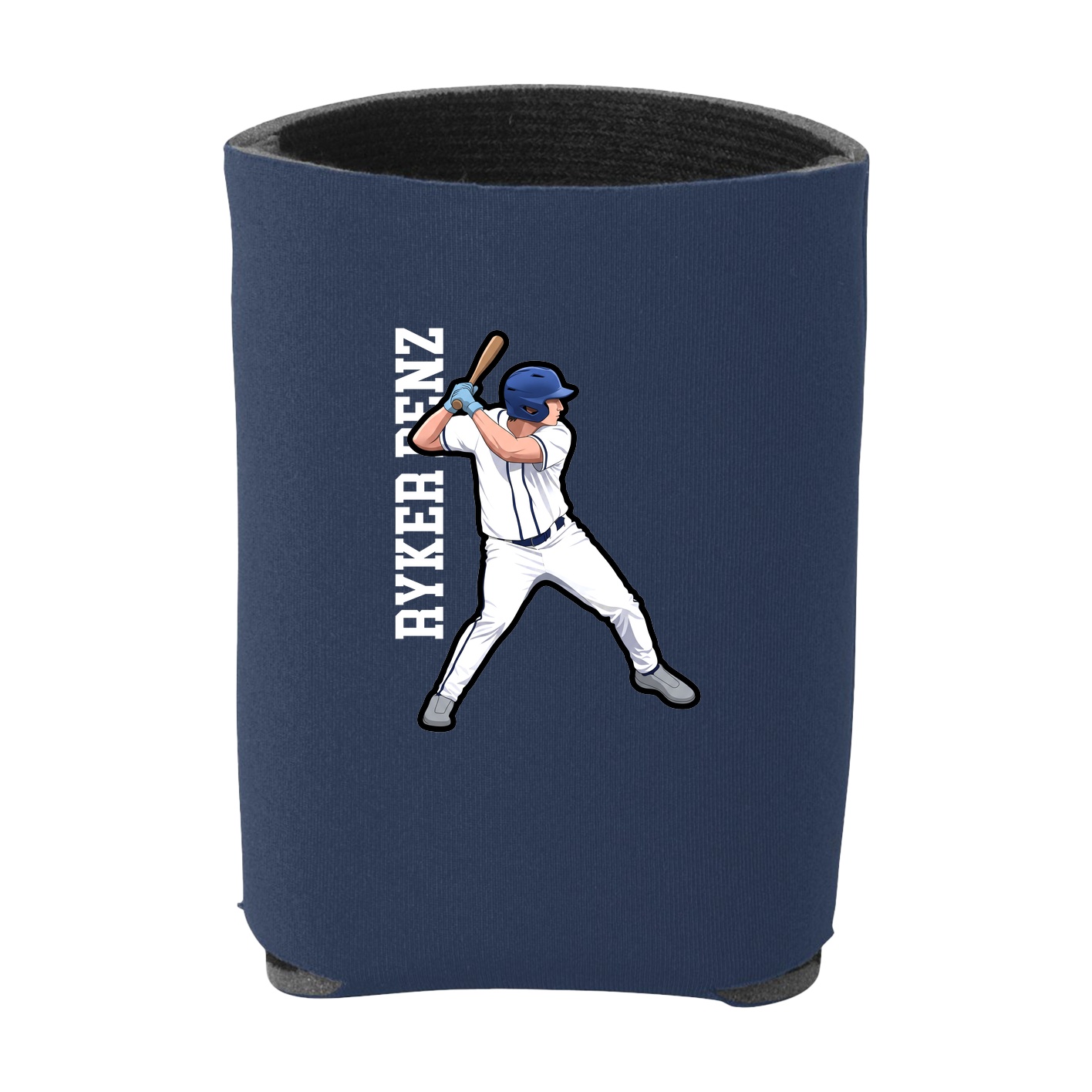 Can Holder — Name Vertical in Navy