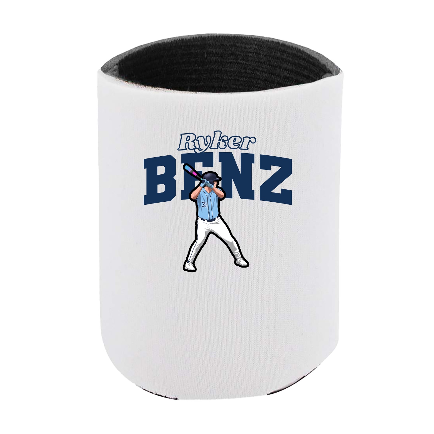 Can Holder — Name Arch in White