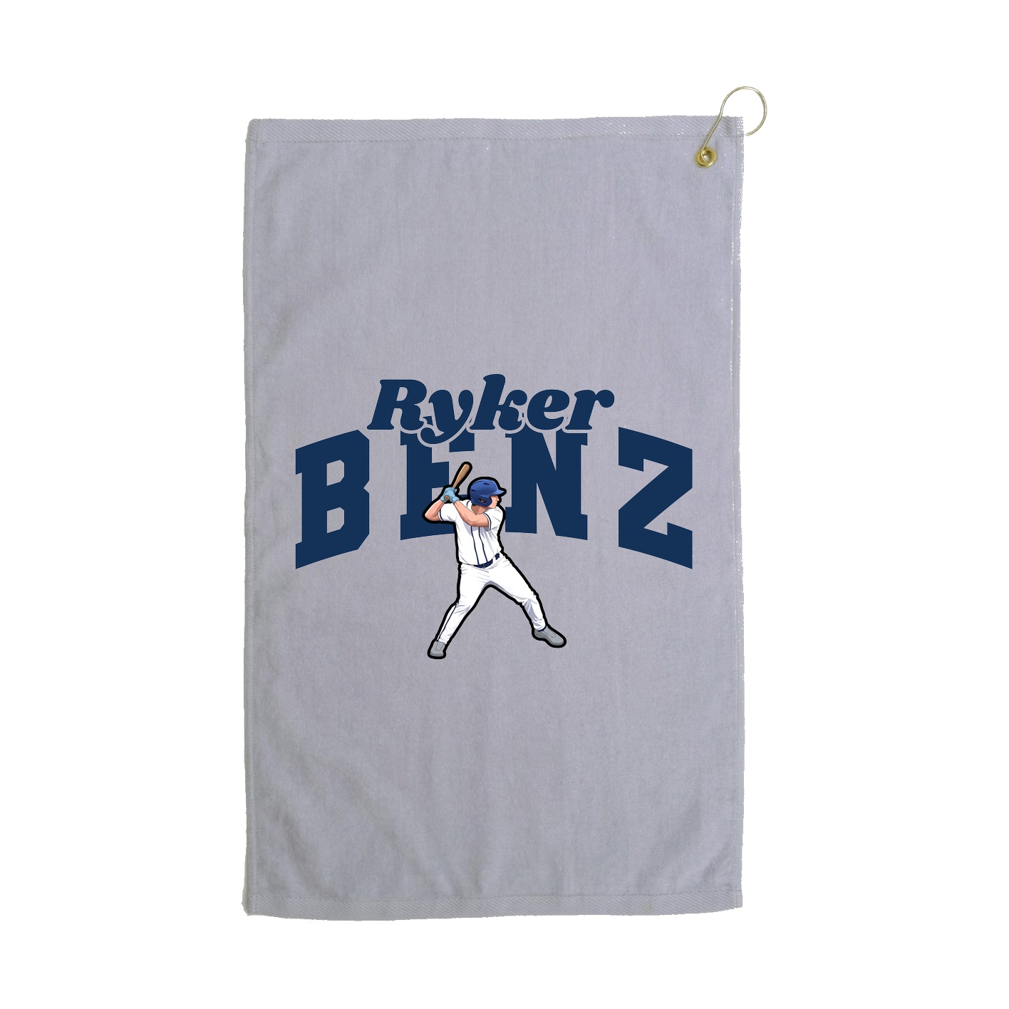 Golf Towel — Signature Arch in Grey
