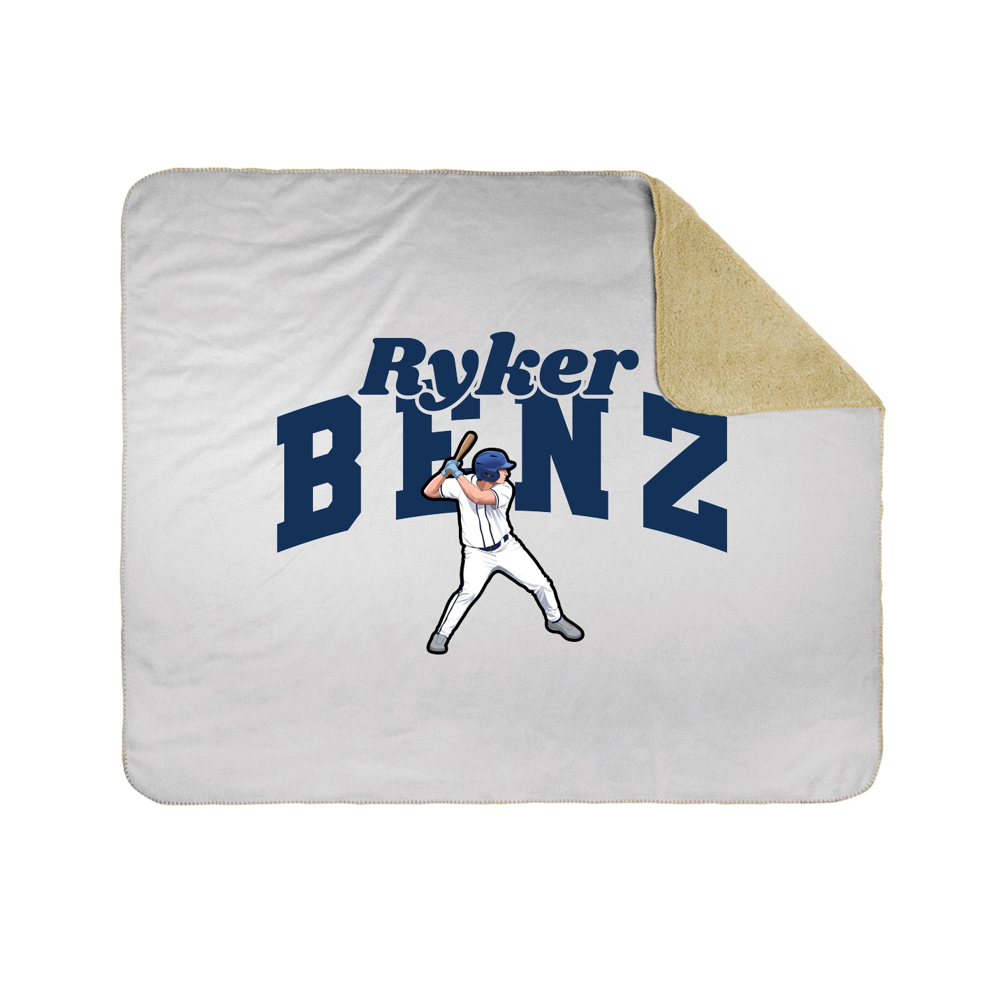 Throw Blanket — Signature Arch in White