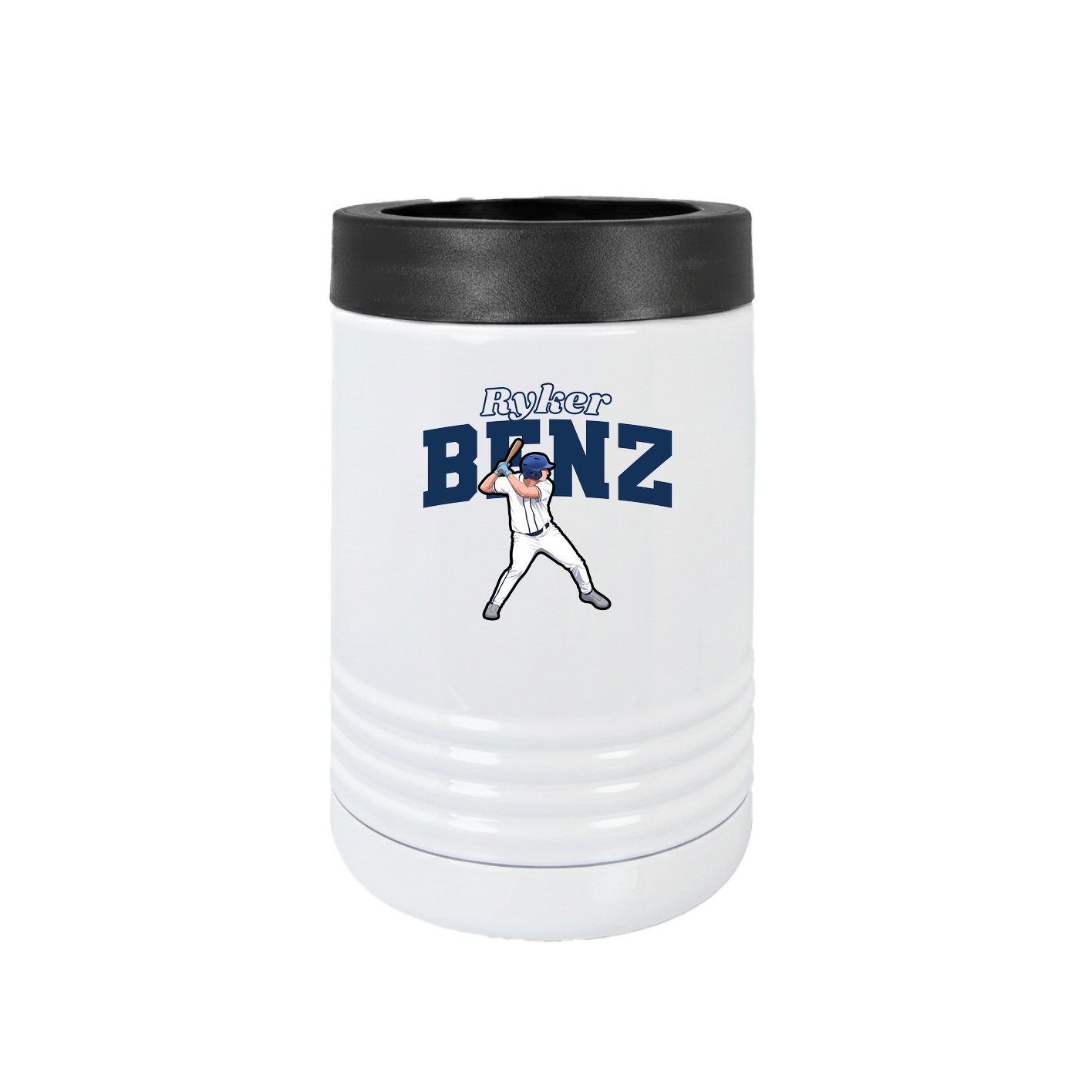 Beverage Holder — Name Arch in White