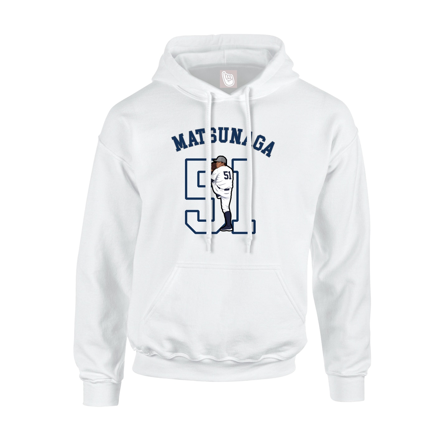Hoodie — Shirsey Arch in White