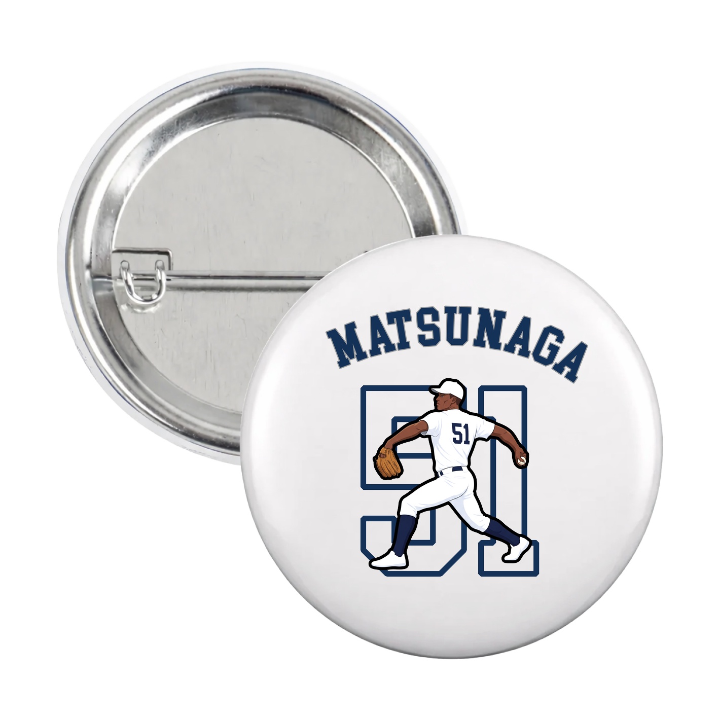 Game Day Button — Shirsey Arch in White