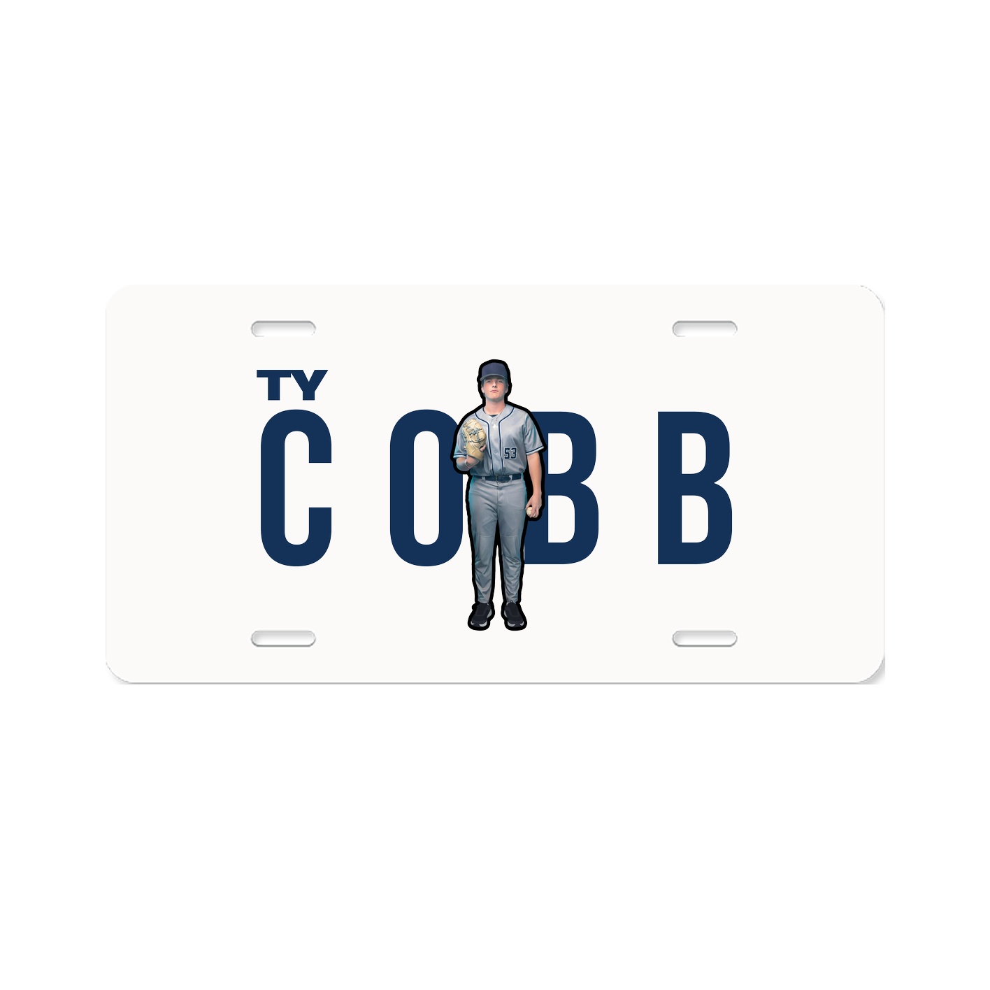 License Plate — Player Name in Classic