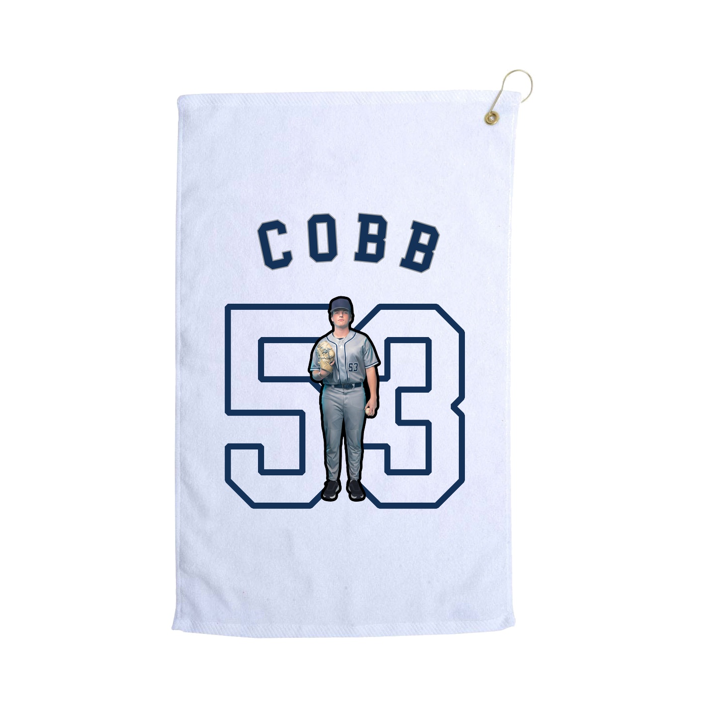 Golf Towel — Shirsey Arch in White