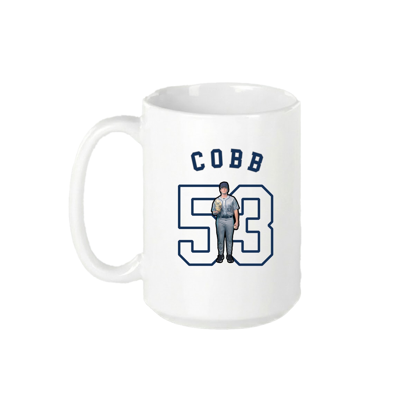 15oz Coffee Mug — Shirsey Arch in White