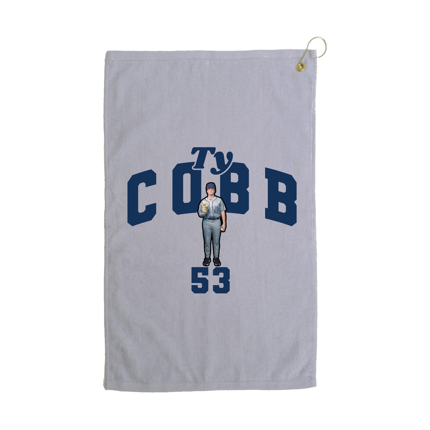 Golf Towel — Signature Arch in Grey