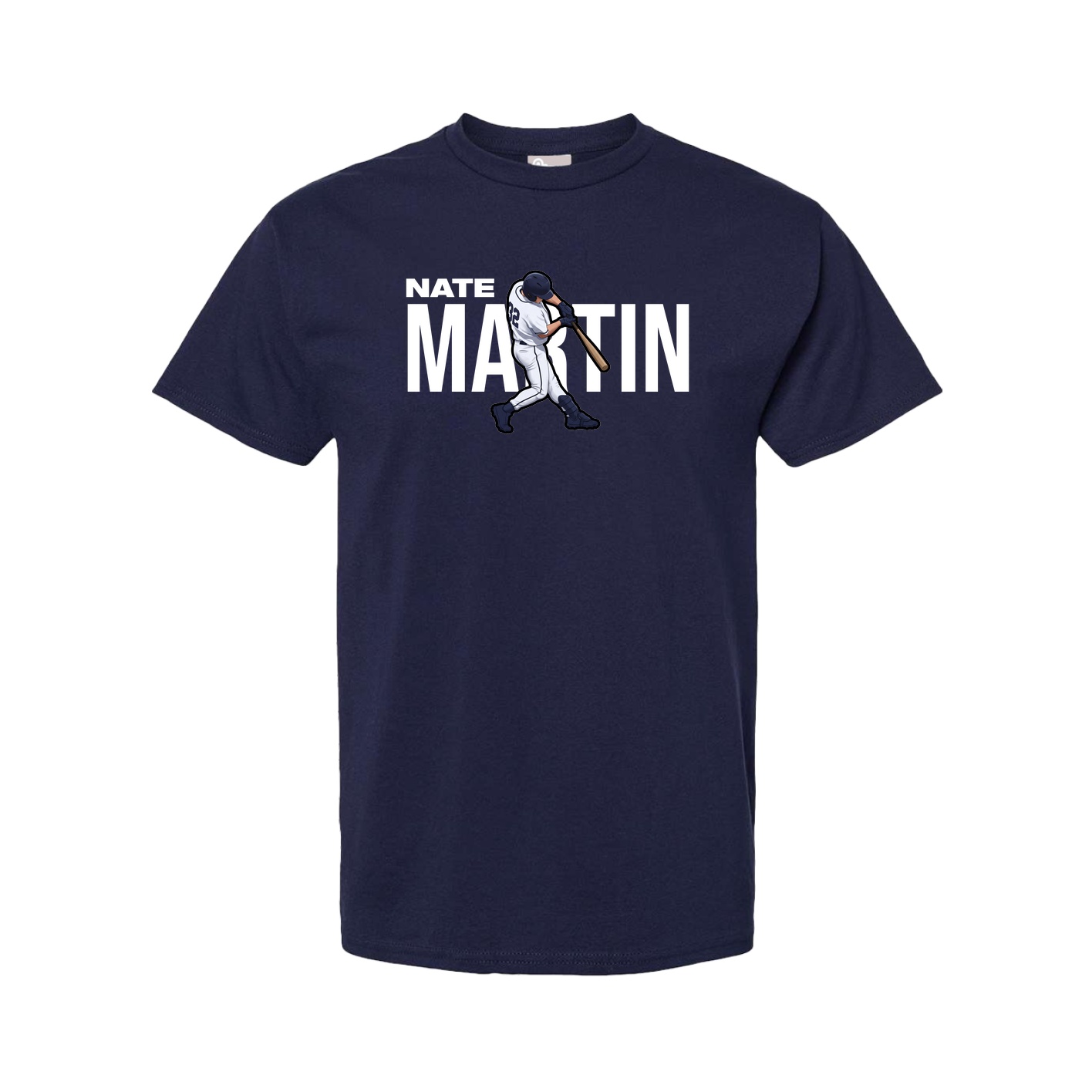 Youth Tee — Player Name in Navy