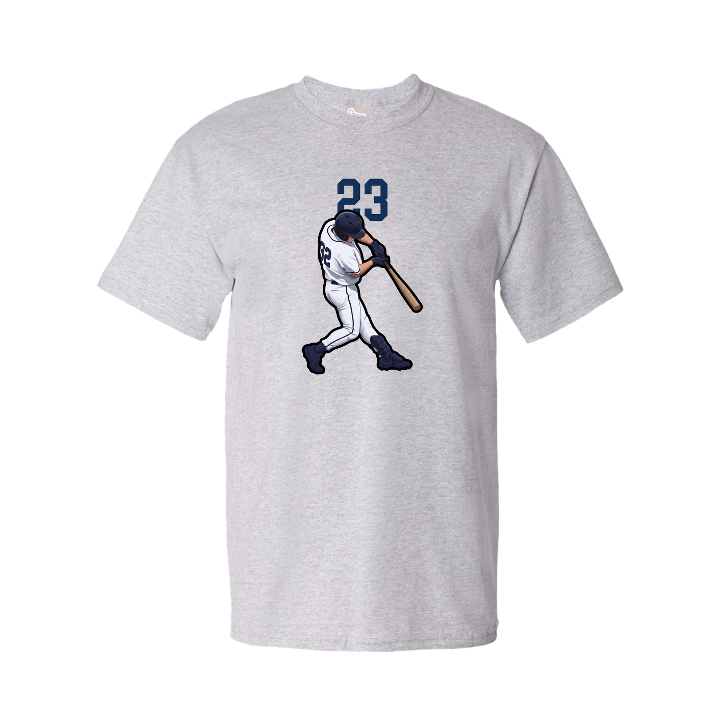 Tee — Number Top in Grey